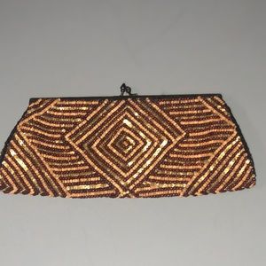 🙀Vintage handmade clutch